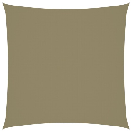 Square shade sail in beige Oxford fabric, 5x5 m. by , Umbrellas - Ref: Foro24-135141, Price: 75,99 €, Discount: %