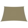 Square shade sail in beige Oxford fabric, 5x5 m. by , Umbrellas - Ref: Foro24-135141, Price: 75,99 €, Discount: %