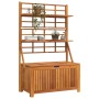 Storage box with acacia wood trellis 99x50x160 cm by , Outdoor storage boxes - Ref: Foro24-318760, Price: 286,95 €, Discount: %