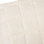 Weighted blanket light cream fabric 120x180 cm 5 kg by , Blankets - Ref: Foro24-350752, Price: 48,80 €, Discount: %