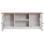 Mueble para TV madera de pino estilo Panamá blanco 120x40x50 cm de vidaXL, Muebles TV - Ref: Foro24-282672, Precio: 148,90 €,...