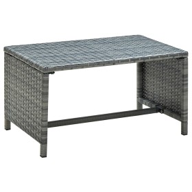 Gray synthetic rattan coffee table 70x40x38 cm by , Coffee table - Ref: Foro24-46394, Price: 44,99 €, Discount: %