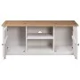 White Panama style pine wood TV cabinet 120x40x50 cm by vidaXL, TV Furniture - Ref: Foro24-282672, Price: 188,86 €, Discount: %