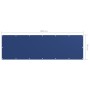 Balcony awning blue oxford fabric 90x300 cm by , Umbrellas - Ref: Foro24-135012, Price: 18,60 €, Discount: %