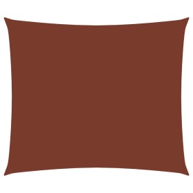 Terracotta Oxford fabric rectangular sail awning 3.5x5 m by , Umbrellas - Ref: Foro24-135380, Price: 67,99 €, Discount: %