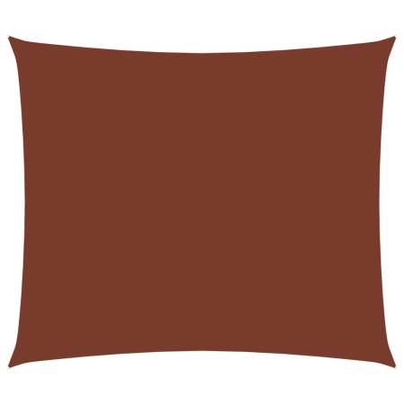 Terracotta Oxford fabric rectangular sail awning 3.5x5 m by , Umbrellas - Ref: Foro24-135380, Price: 67,55 €, Discount: %