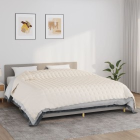 Manta con peso tela color crema claro 220x260 cm 15 kg de , Mantas - Ref: Foro24-350767, Precio: 98,99 €, Descuento: %