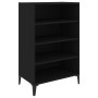 Aparador de madera contrachapada negro 57x35x90 cm de , Aparadores - Ref: Foro24-806131, Precio: 68,03 €, Descuento: %