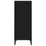 Aparador de madera contrachapada negro 57x35x90 cm de , Aparadores - Ref: Foro24-806131, Precio: 68,03 €, Descuento: %