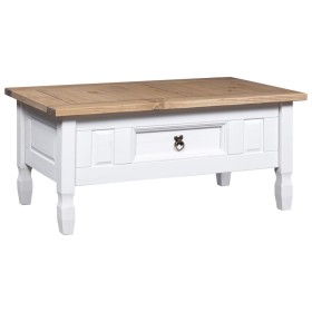 Corona Range coffee table white Mexican pine 100x55x45 cm by vidaXL, Coffee table - Ref: Foro24-282626, Price: 123,78 €, Disc...