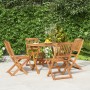 5-teiliges Garten-Esszimmerset aus massivem Akazienholz von , Gartensets - Ref: Foro24-3152902, Preis: 292,82 €, Rabatt: %