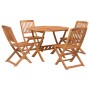 5-teiliges Garten-Esszimmerset aus massivem Akazienholz von , Gartensets - Ref: Foro24-3152902, Preis: 292,82 €, Rabatt: %