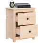 Bedside tables 2 pcs solid pine wood 50x35x61.5 cm by vidaXL, Nightstands - Ref: Foro24-813680, Price: 113,68 €, Discount: %