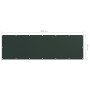 Balcony awning in dark green Oxford fabric, 90x300 cm. by , Umbrellas - Ref: Foro24-135000, Price: 18,46 €, Discount: %