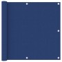 Toldo para balcón tela oxford azul 90x500 cm de , Sombrillas - Ref: Foro24-135014, Precio: 25,47 €, Descuento: %