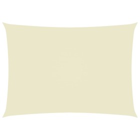 Rectangular cream-colored Oxford fabric sail shade 2x4.5 m by , Umbrellas - Ref: Foro24-135203, Price: 35,94 €, Discount: %