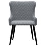 Swivel dining chairs 2 units light gray fabric by vidaXL, dining chairs - Ref: Foro24-282515, Price: 157,98 €, Discount: %