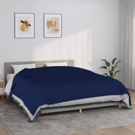 Manta con peso tela azul 220x260 cm 15 kg de , Mantas - Ref: Foro24-350749, Precio: 98,99 €, Descuento: %