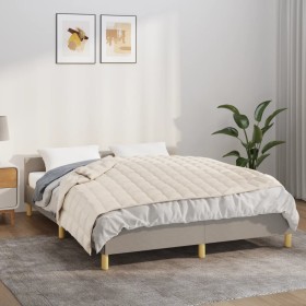 Weighted blanket in light cream fabric, 138x200 cm, 6 kg. by , Blankets - Ref: Foro24-350754, Price: 57,99 €, Discount: %