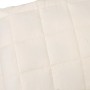 Weighted blanket in light cream fabric, 138x200 cm, 6 kg. by , Blankets - Ref: Foro24-350754, Price: 57,52 €, Discount: %