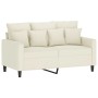 Cream velvet 2-piece sofa set with cushions by , Sofas - Ref: Foro24-3201708, Price: 465,45 €, Discount: %