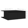 Mesa de centro madera contrachapada negro 80x80x31 cm de , Mesas de centro - Ref: Foro24-806877, Precio: 78,06 €, Descuento: %