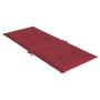 Cojín silla de jardín respaldo alto 2 uds tela rojo 120x50x3 cm de , Cojines para sillas y sofás - Ref: Foro24-314113, Precio...