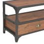 TV stand with 2 solid pine wood drawers 120x30x40 cm by vidaXL, TV Furniture - Ref: Foro24-247622, Price: 131,47 €, Discount: %