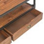 TV stand with 2 solid pine wood drawers 120x30x40 cm by vidaXL, TV Furniture - Ref: Foro24-247622, Price: 131,47 €, Discount: %