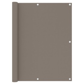 Toldo para balcón de tela oxford gris taupé 120x500 cm de , Sombrillas - Ref: Foro24-134994, Precio: 27,84 €, Descuento: %