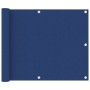 Toldo para balcón de tela oxford azul 75x300 cm de , Sombrillas - Ref: Foro24-135008, Precio: 17,50 €, Descuento: %