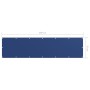 Blue oxford fabric balcony awning 75x300 cm by , Umbrellas - Ref: Foro24-135008, Price: 17,50 €, Discount: %