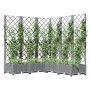 Jardinera con enrejado PP gris claro 120x120x121,5 cm de , Maceteros y jardineras - Ref: Foro24-153277, Precio: 132,99 €, Des...