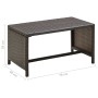 Brauner Couchtisch aus synthetischem Rattan, 70 x 40 x 38 cm von , Couchtisch - Ref: Foro24-46393, Preis: 44,99 €, Rabatt: %