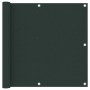 Toldo para balcón tela oxford verde oscuro 90x600 cm de , Sombrillas - Ref: Foro24-135003, Precio: 28,18 €, Descuento: %