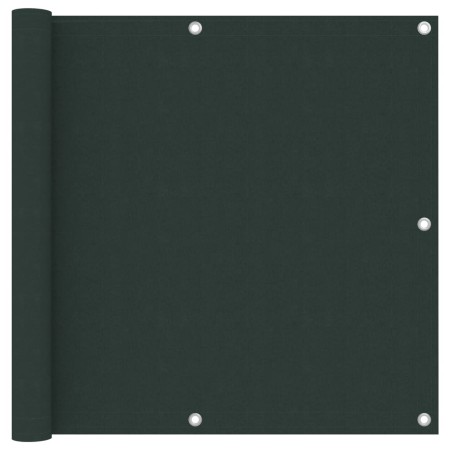 Toldo para balcón tela oxford verde oscuro 90x600 cm de , Sombrillas - Ref: Foro24-135003, Precio: 28,18 €, Descuento: %