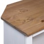 Konsolentisch Corona Range aus weißem mexikanischem Kiefernholz, 80 x 43 x 78 cm von vidaXL, Seitentische - Ref: Foro24-28263...