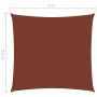 Rectangular sail awning Oxford fabric terracotta 2.5x3 m by , Umbrellas - Ref: Foro24-135370, Price: 38,72 €, Discount: %