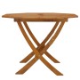 Folding garden table solid acacia wood 90x75 cm by , Garden tables - Ref: Foro24-319672, Price: 113,76 €, Discount: %