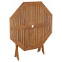 Folding garden table solid acacia wood 90x75 cm by , Garden tables - Ref: Foro24-319672, Price: 113,76 €, Discount: %