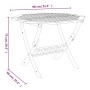 Folding garden table solid acacia wood 90x75 cm by , Garden tables - Ref: Foro24-319672, Price: 113,76 €, Discount: %