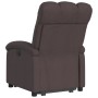 Sillón eléctrico reclinable elevable de tela marrón oscuro de , Sillones - Ref: Foro24-3204121, Precio: 309,77 €, Descuento: %