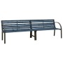 Double garden bench 241 cm made of Chinese fir wood in gray color by , garden benches - Ref: Foro24-317124, Price: 172,58 €, ...