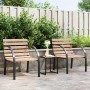 Garden chairs 2 units wood by , Garden chairs - Ref: Foro24-47937, Price: 141,38 €, Discount: %