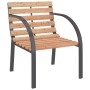 Garden chairs 2 units wood by , Garden chairs - Ref: Foro24-47937, Price: 140,99 €, Discount: %