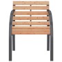 Garden chairs 2 units wood by , Garden chairs - Ref: Foro24-47937, Price: 140,99 €, Discount: %