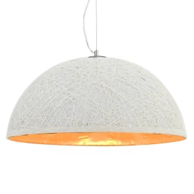 Lámpara colgante blanco y dorado E27 Ø50 cm de vidaXL, Lámparas - Ref: Foro24-50936, Precio: 79,03 €, Descuento: %