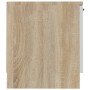 Mueble de TV madera contrachapada blanco y roble 140x35x40 cm de , Muebles TV - Ref: Foro24-811453, Precio: 92,55 €, Descuent...