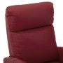 Red synthetic leather electric massage chair by , Electric massage chairs - Ref: Foro24-3073667, Price: 185,93 €, Discount: %