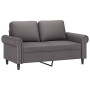 2-seater sofa with gray synthetic leather cushions, 120 cm by , Sofas - Ref: Foro24-3200927, Price: 253,70 €, Discount: %